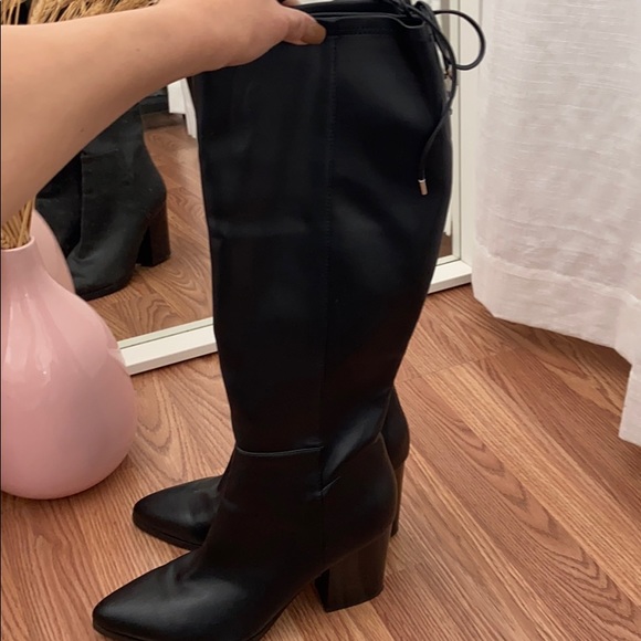 New Marc Fisher Ablina Black Tall Boot - Picture 5 of 9